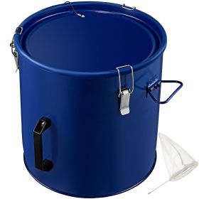 VEVOR Fryer Grease Bucket 8 Gal Oil Disposal Caddy Steel Fryer Oil Bucket w/Rust-proof Coating 30.3L Oil Transport Container w/Lid & Lock Clips Oil Ca
