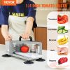 VEVOR Commercial Tomato Slicer, 1/4 inch Tomato Cutter Slicer, Stainless Steel Heavy Duty Tomato Slicer Machine