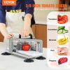 VEVOR Commercial Tomato Slicer, 3/8 inch Tomato Cutter Slicer, Stainless Steel Heavy Duty Tomato Slicer Machine