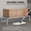 Newly Upgraded!VEVOR Aluminum Dunnage Rack Stationary Dunnage Rack 60' x 20' x 12' Storage Rack