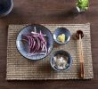 Set of 2 Natural Handmade Straw Placemats Insulation Pad,Natural Color,40x30CM