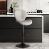 The dining chair is made of comfortable and soft material