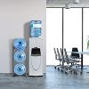 3 Tier Water Jug Rack Detachable 5 Gallon Water Bottle Storage Stand Heavy Duty Organizer Shelf for Home Office Kitchen Garage Space Saving Metal Wate