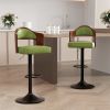 This bar stool set consists of 2 pieces. You can freely place the stools in any setting, such as bars, kitchen islands, restaurants, counters